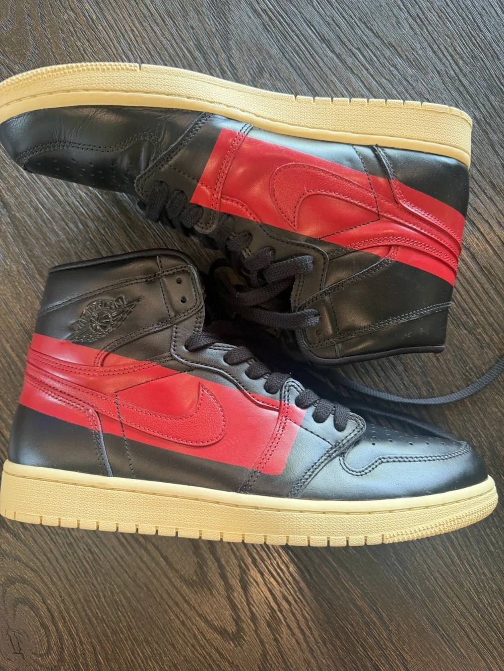 Nike Air Jordan 1 AJ1 Retro High OG Couture shoes men black red Size 10